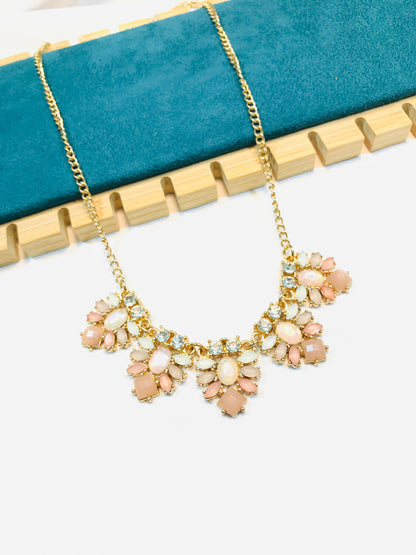 Peach Stone Necklace