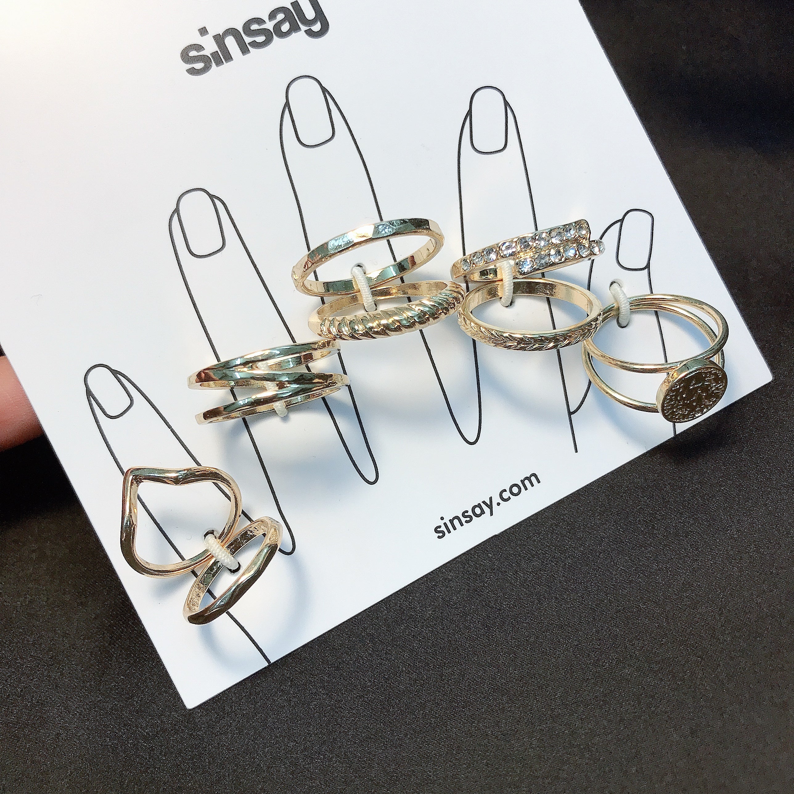 Golden Coin Ring Set (R-34)