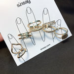 Load image into Gallery viewer, Golden Coin Ring Set (R-34)
