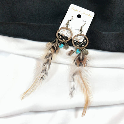 Feather Hanging Earring