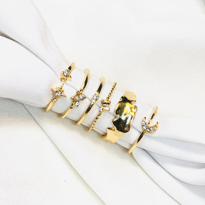 Half Moon Ring Set (R-31)