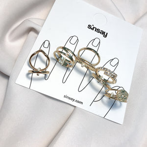 Golden Coin Ring Set (R-34)