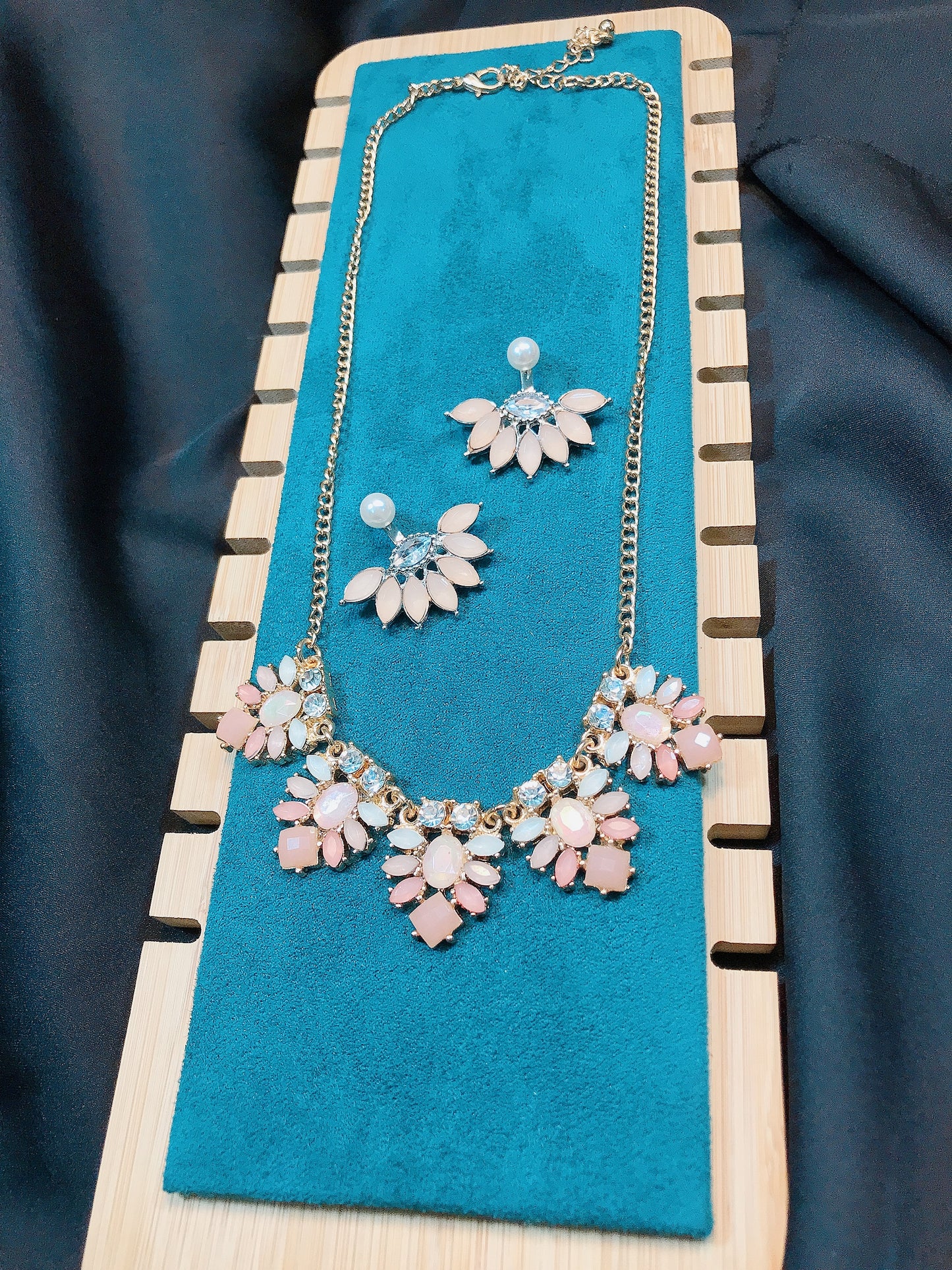 Peach Stone Necklace