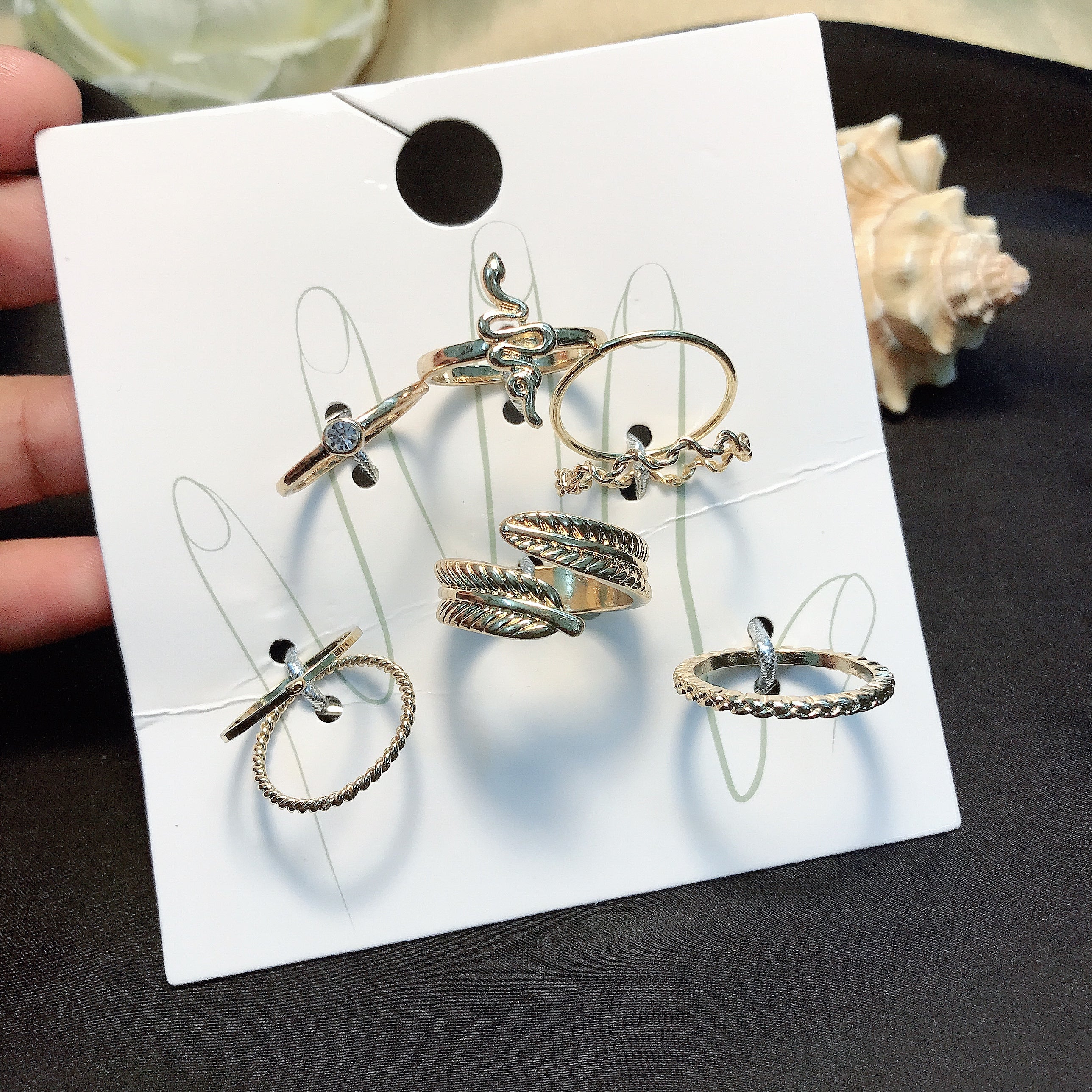 Golden Knuckle Ring