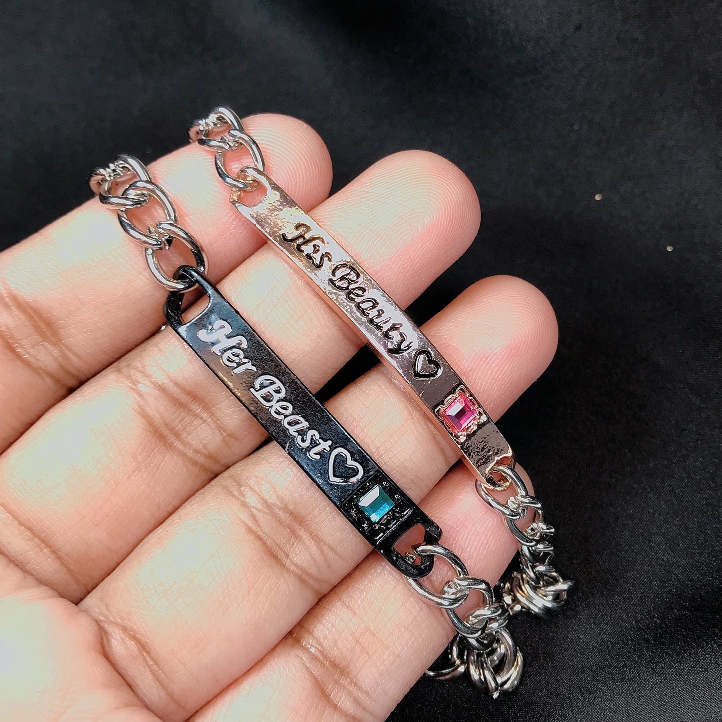 Couple Bracelet Set Beast & Beauty