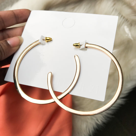 plain Golden hoop