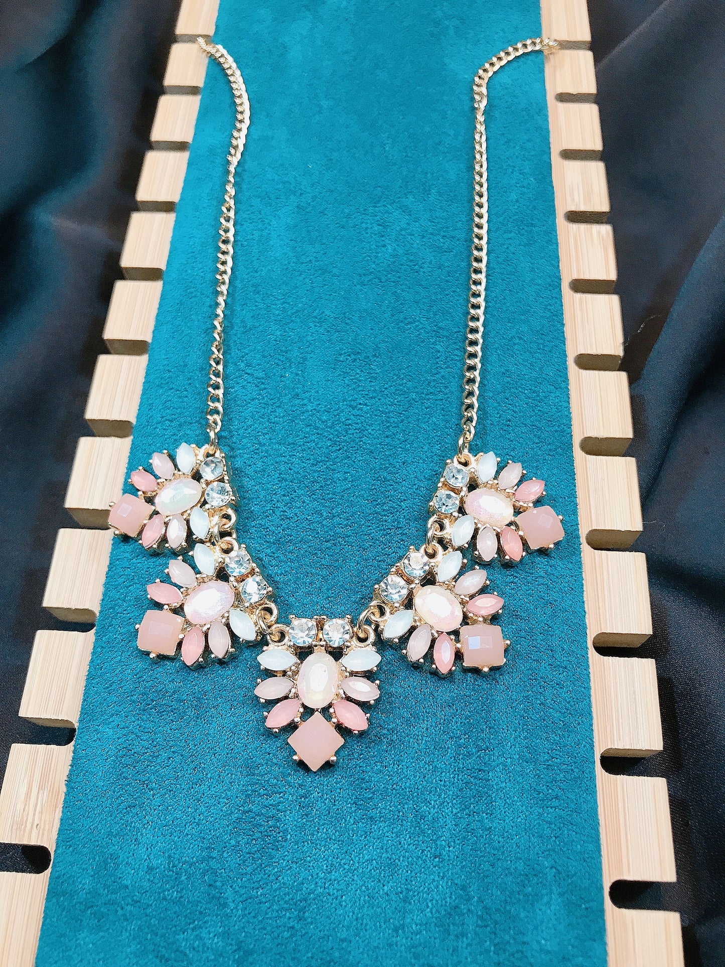 Peach Stone Necklace