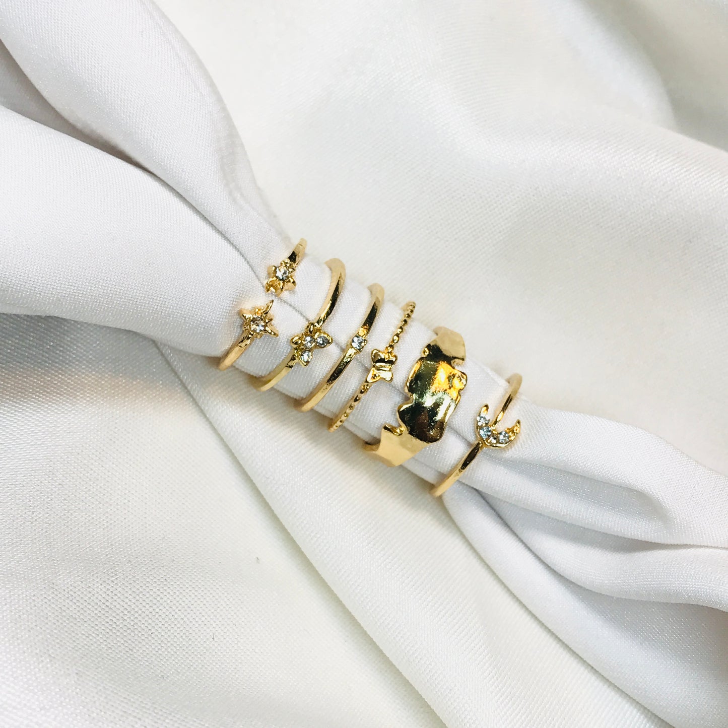 Half Moon Ring Set (R-31)