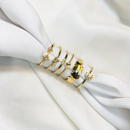 Half Moon Ring Set (R-31)