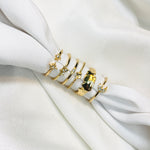 Load image into Gallery viewer, Half Moon Ring Set (R-31)
