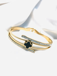 Titanium RoseGold Bracelet Clovar-12
