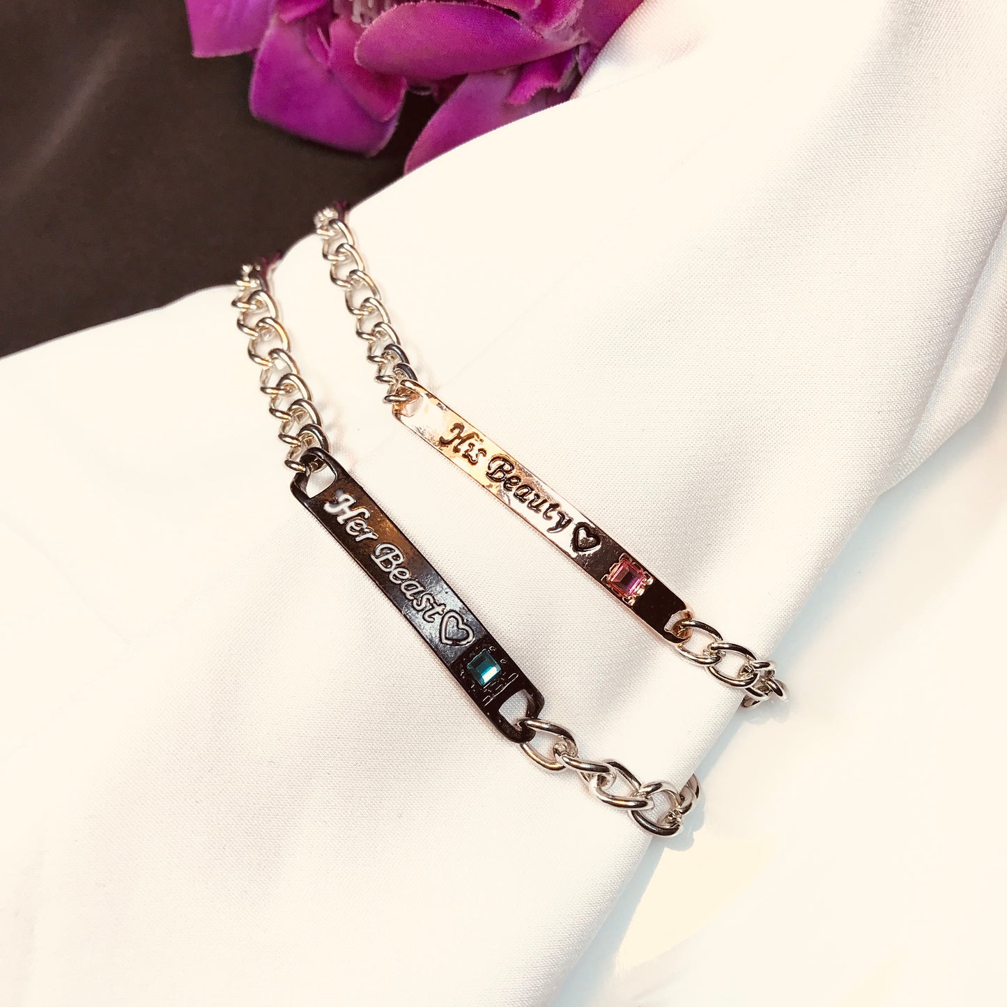 Couple Bracelet Set Beast & Beauty