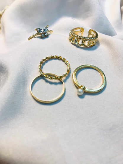 Butterfly Ring Set (R-60)