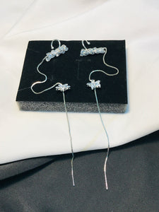 Zircon Cuff Earrings