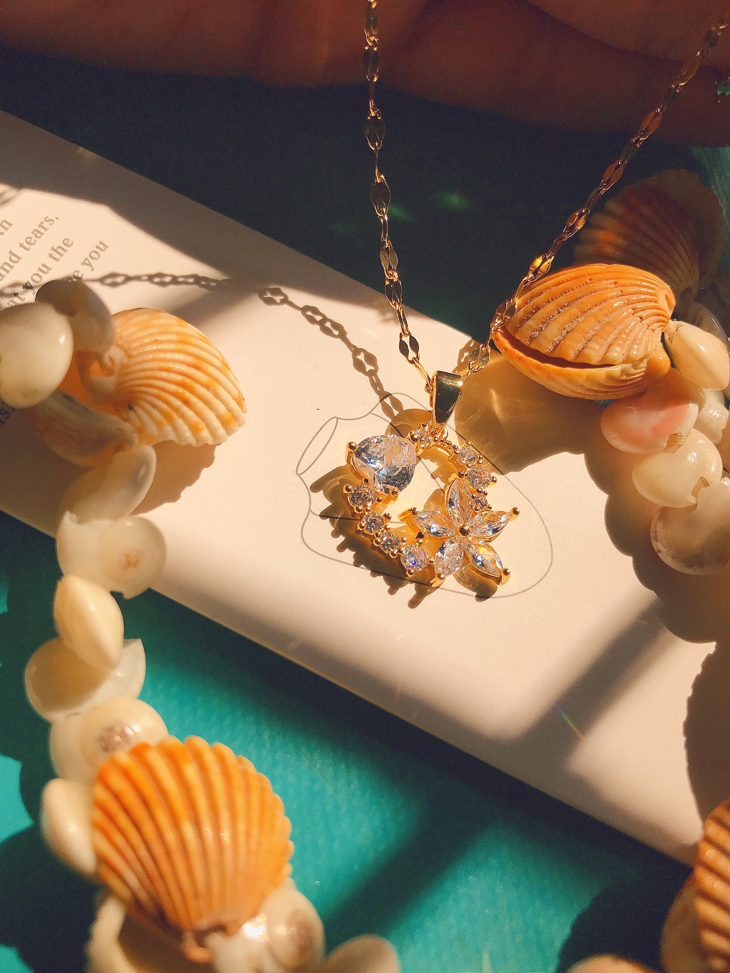 Floral Heart Pendant-003