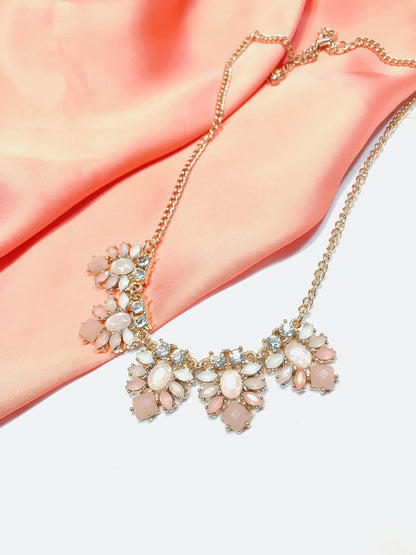 Peach Stone Necklace
