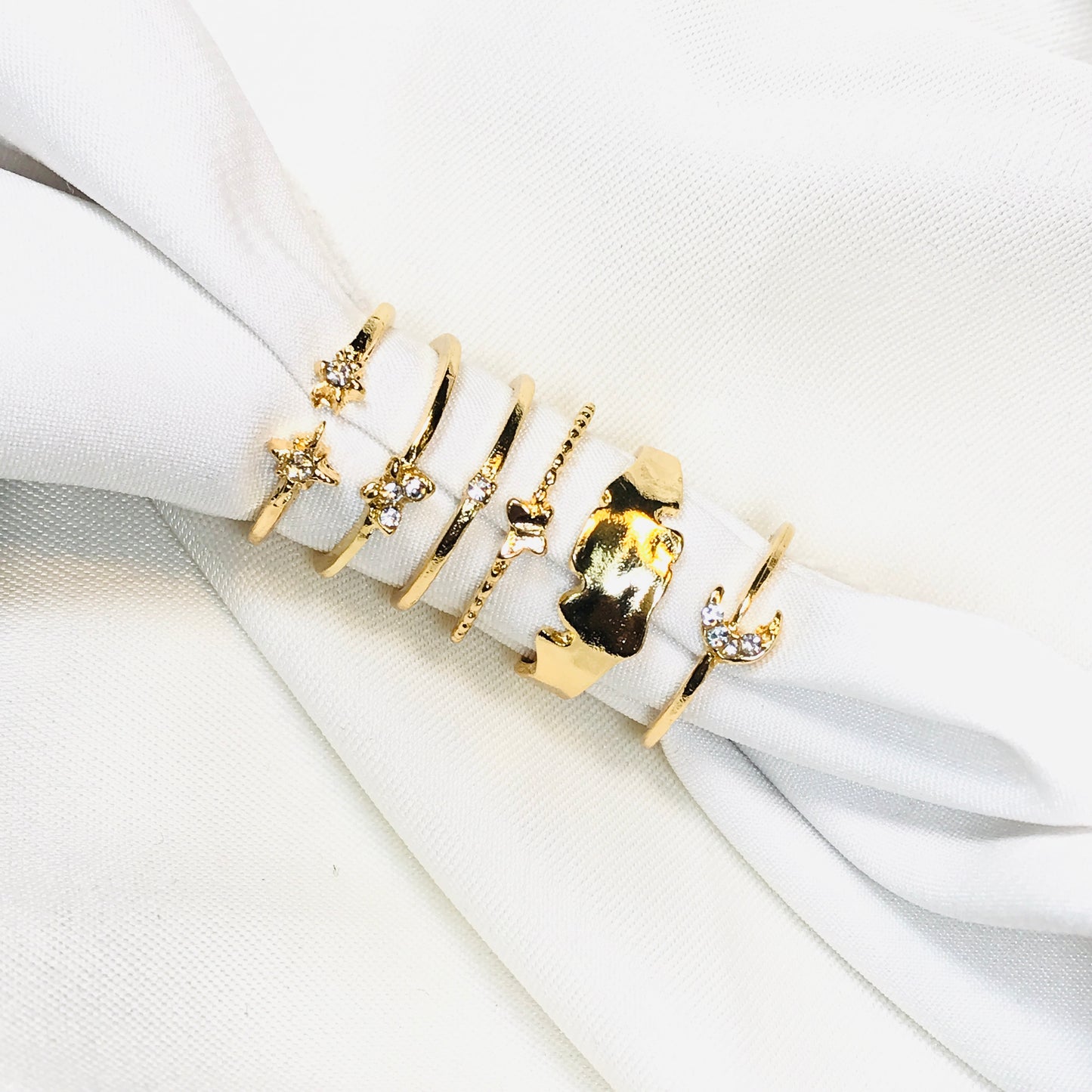 Half Moon Ring Set (R-31)