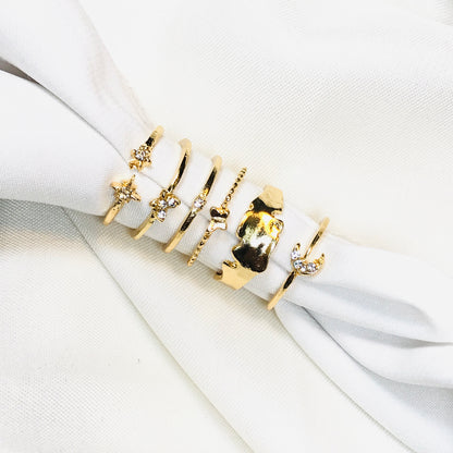 Half Moon Ring Set (R-31)