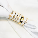 Load image into Gallery viewer, Half Moon Ring Set (R-31)
