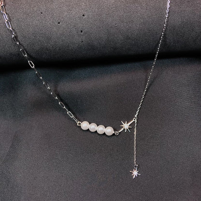 Pearl star pendant