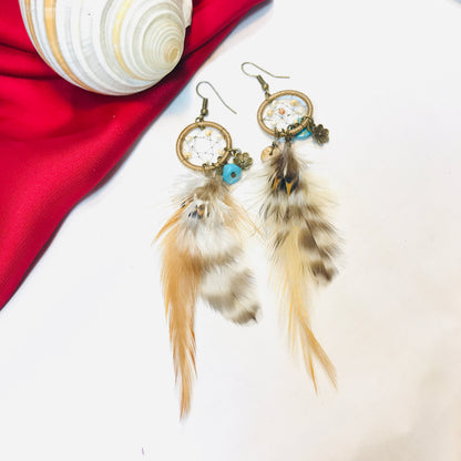 Feather Hanging Earring