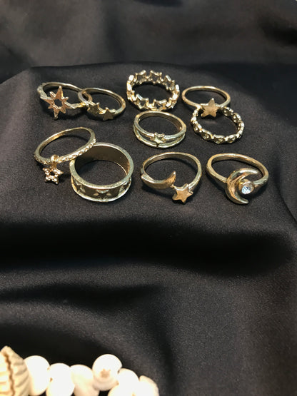 Moon Ring Set (R-70)