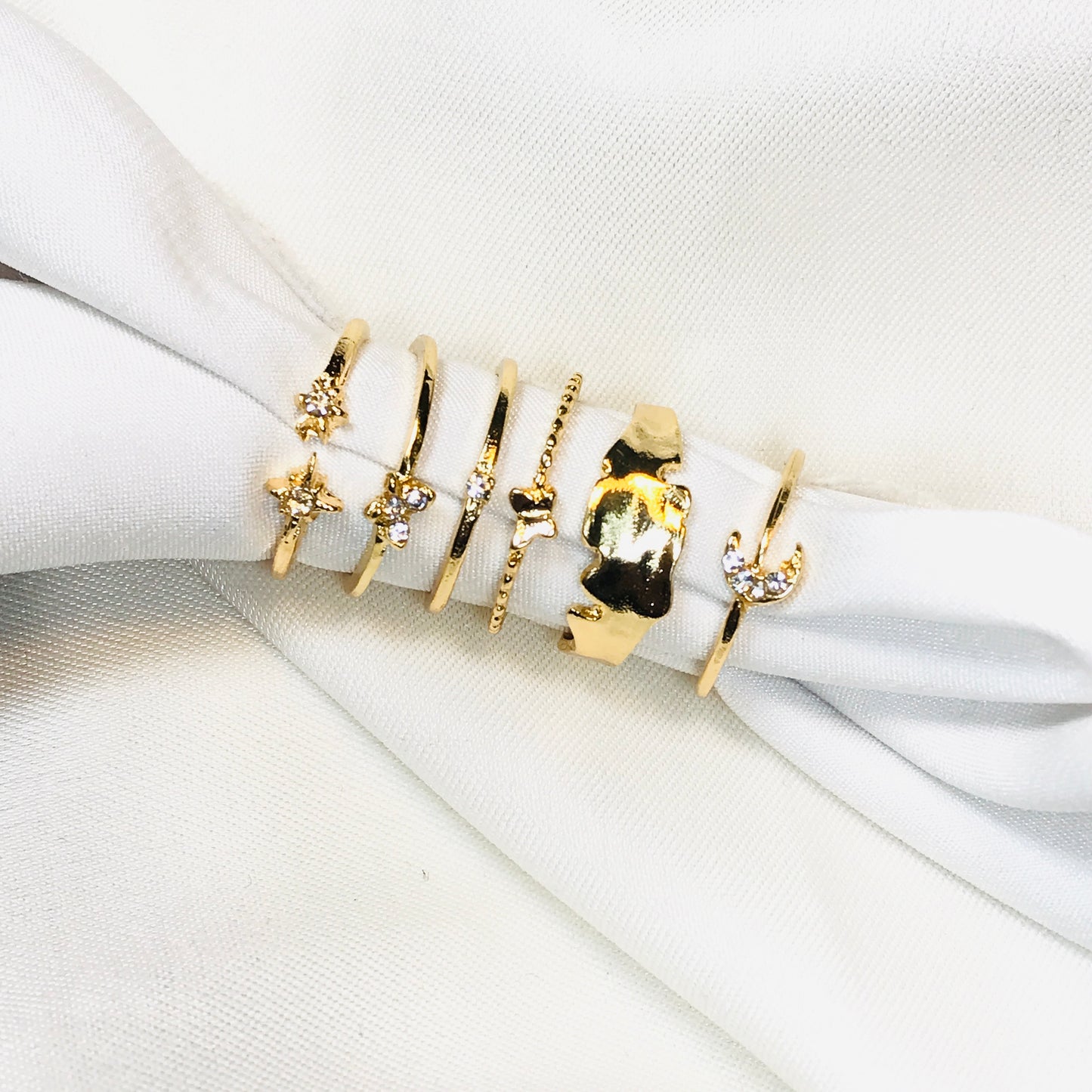 Half Moon Ring Set (R-31)