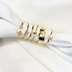 Load image into Gallery viewer, Half Moon Ring Set (R-31)
