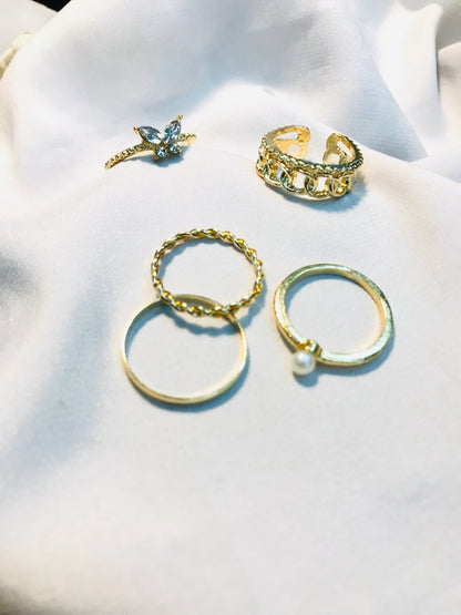 Butterfly Ring Set (R-60)