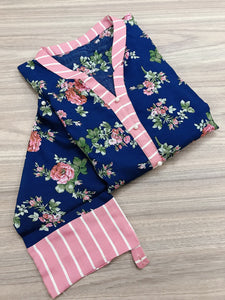 Blue garden kurti