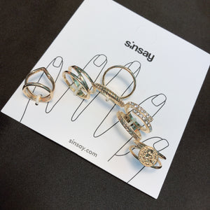 Golden Coin Ring Set (R-34)