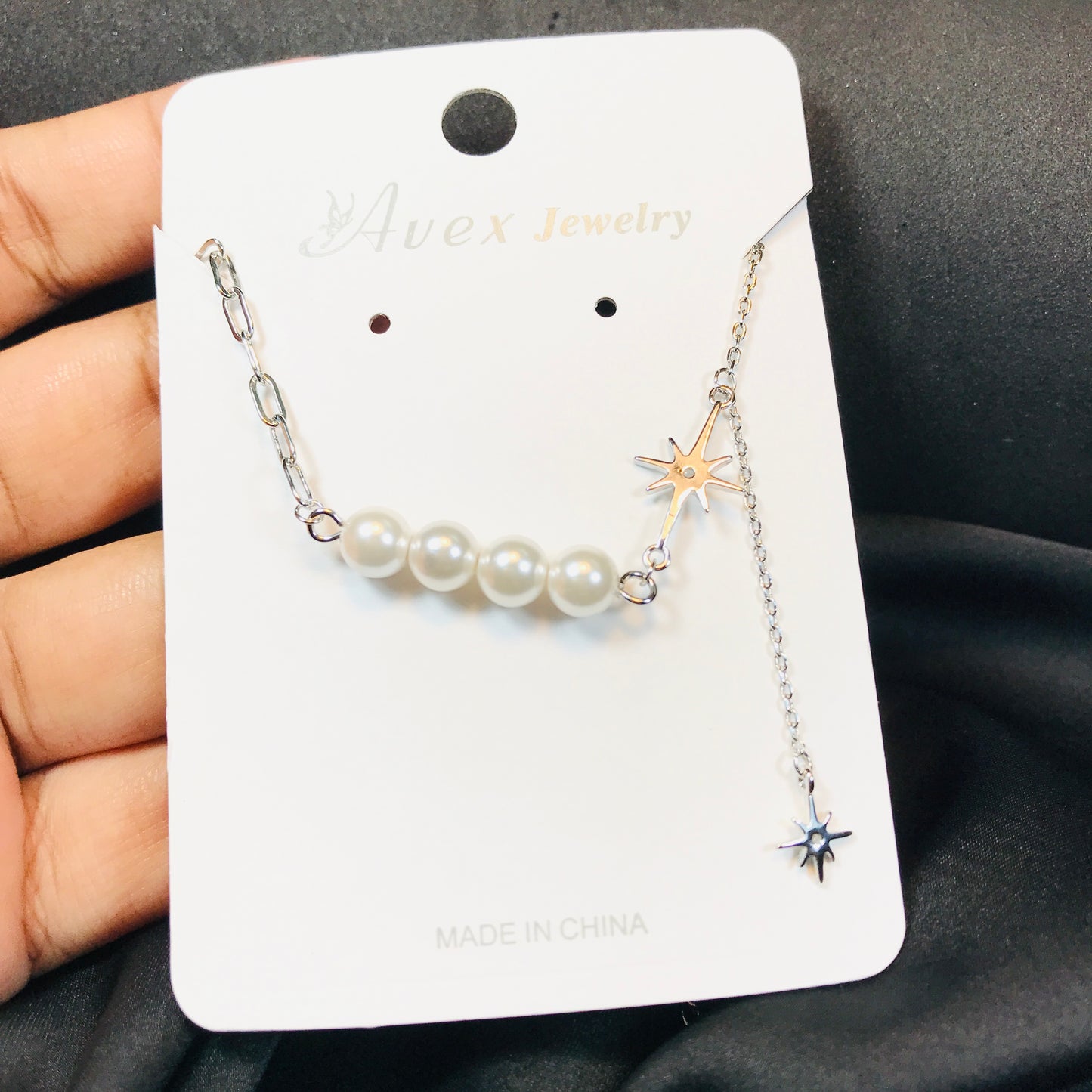 Pearl star pendant
