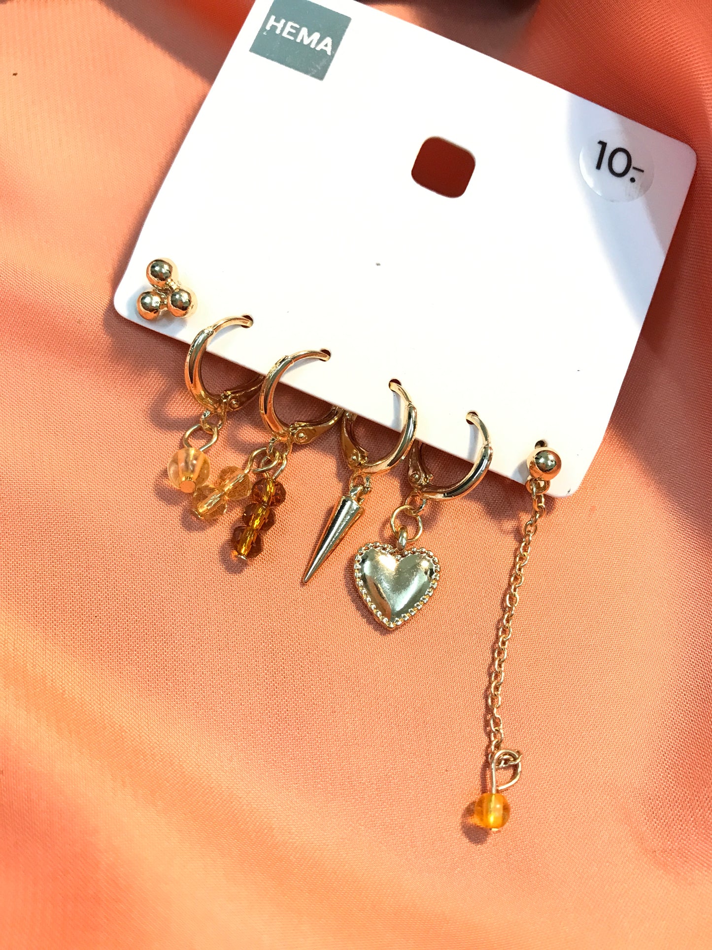 Mismatch Earring Chain Set