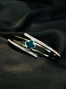 Titanium RoseGold Bracelet Clovar-12