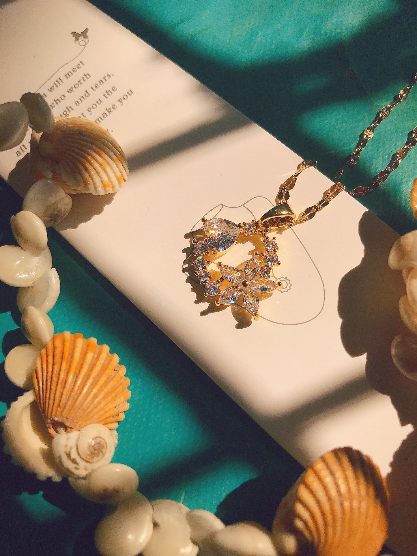 Floral Heart Pendant-003