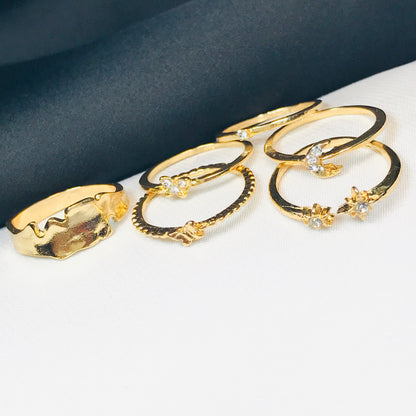 Half Moon Ring Set (R-31)