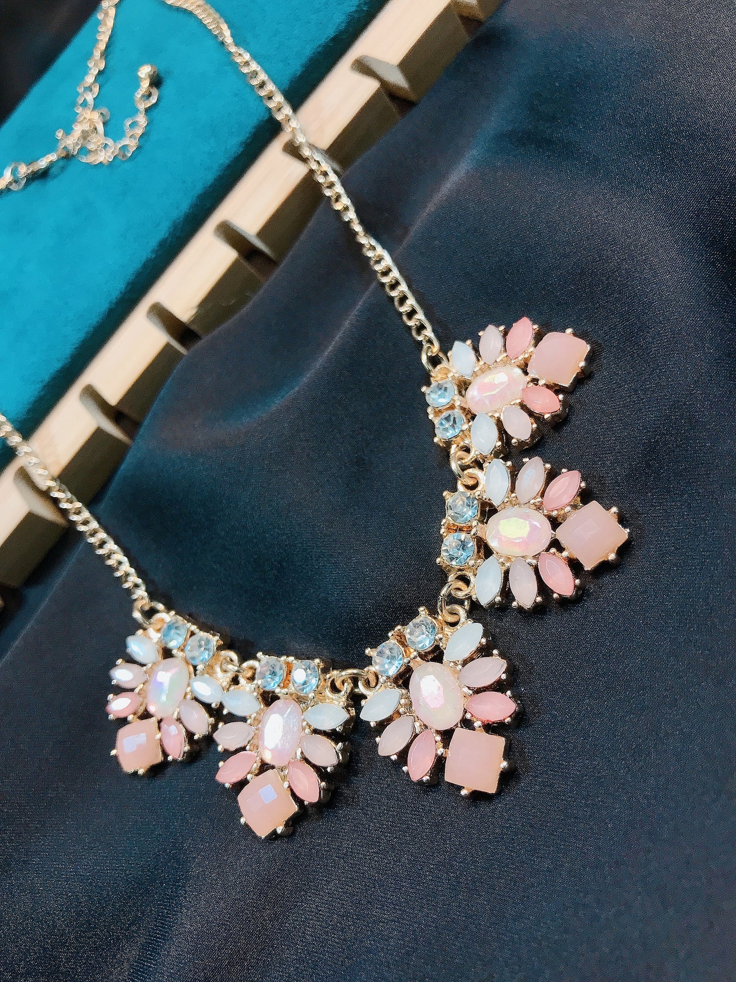 Peach Stone Necklace