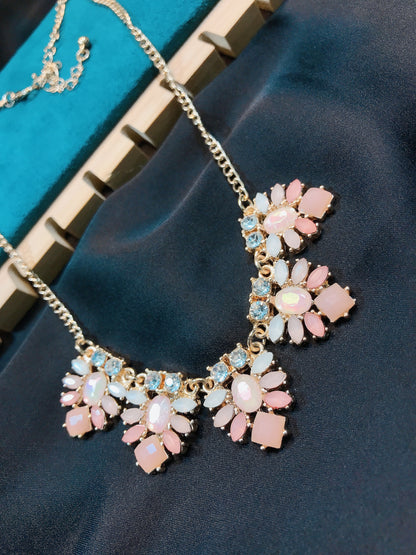 Peach Stone Necklace