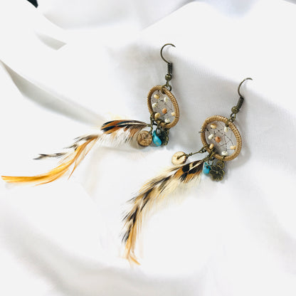 Feather Hanging Earring