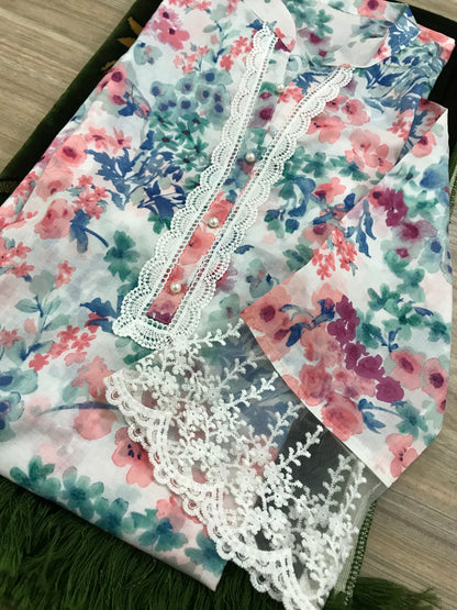 Soothing Pink cotton kurti