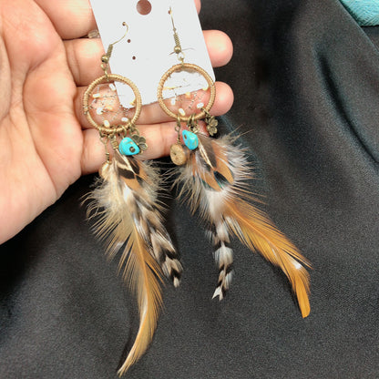 Feather Hanging Earring
