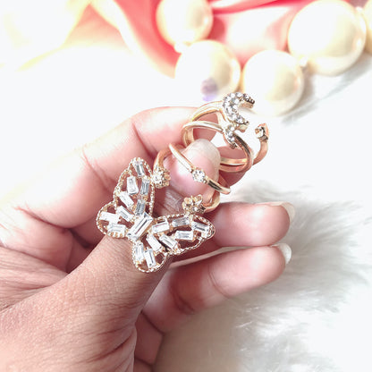 Butterfly Ring Set (R-25)