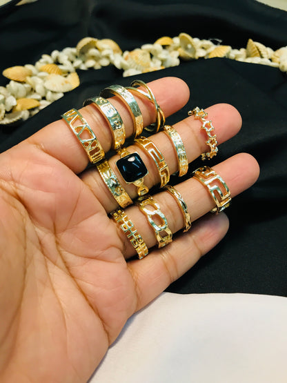 Black Ring Set (R-61)