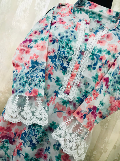 Soothing Pink cotton kurti