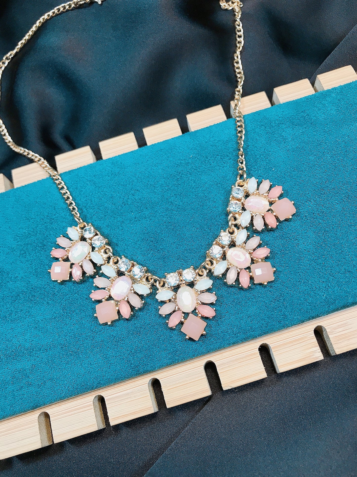 Peach Stone Necklace