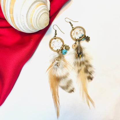 Feather Hanging Earring