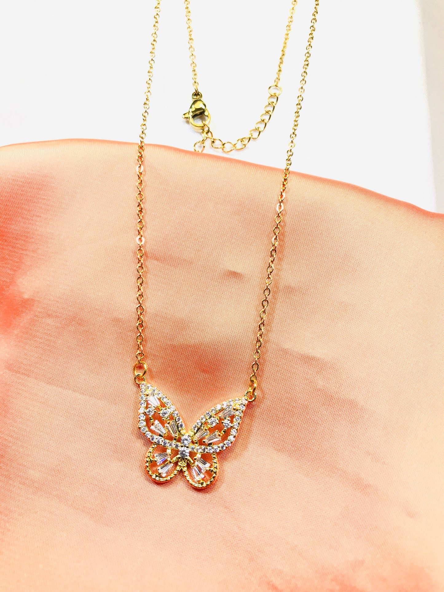 Butterfly Crystal Pendant