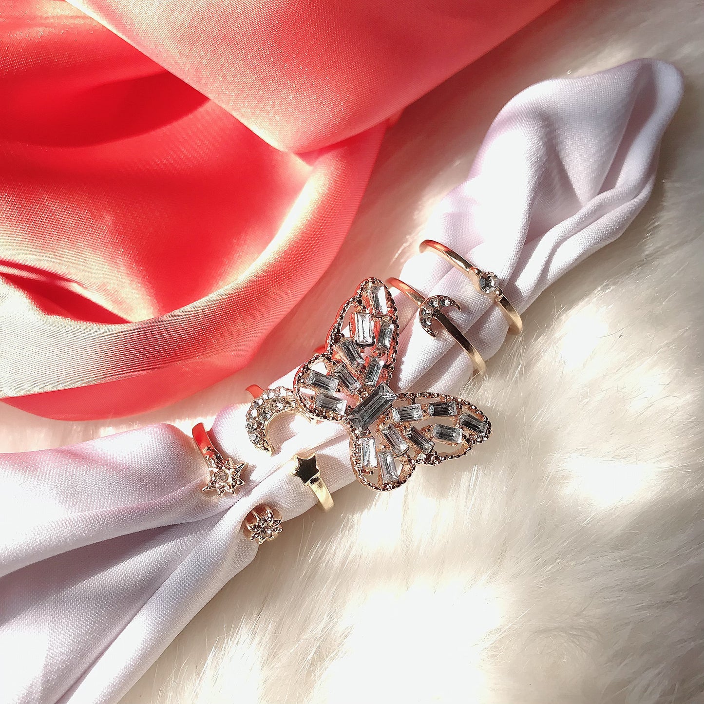 Butterfly Ring Set (R-25)