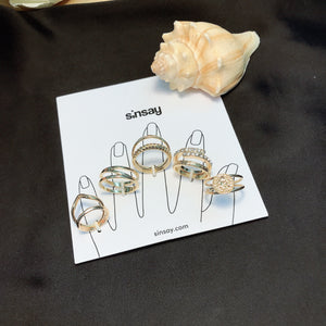 Golden Coin Ring Set (R-34)