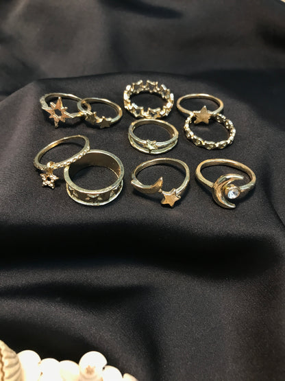 Moon Ring Set (R-70)